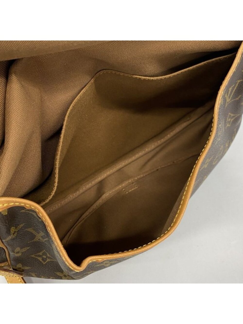 Louis Vuitton Shoulder Bag Monogram Saumur 30 Brown - Picture 4 of 10